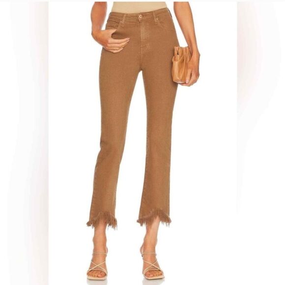 Johnathan Simkhai River Coffee Brown Denim 28 - Picture 1 of 12